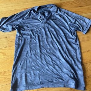 Nike Tiger Woods Blue Camo Dry Fit Polo - navy medium